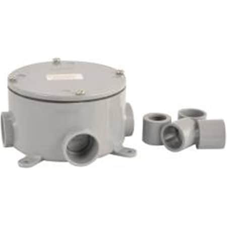 Abb Thomas & Betts 710714 Round Junction Box .5 In. To .25 In. Combo 710714